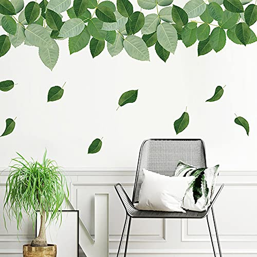 Nature Green Plants Fresh Leaves Vinyl Wall Stickers, Hanging Green Plants Wall Decals for , Removable Peel and Stick Wall Art Murals Wall Decorations for Living Room Nursery Bedroom Office Bathroom Nature Green Plants Fresh Leaves Vinyl Wall Stickers, Hanging Green Plants Wall Decals for , Removable Peel and Stick Wall Art Murals Wall Decorations for Living Room Nursery Bedroom Office Bathroom