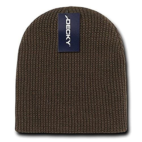 DECKY GI Cuffless Watch Cap, Brown