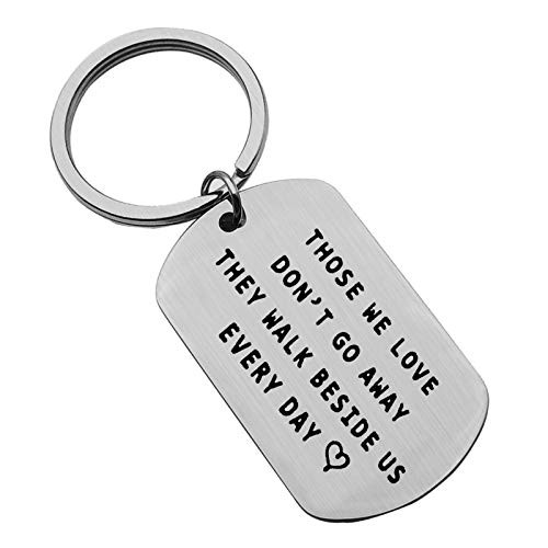 Loss Memorial Keychain Sympathy Gift Those We Love Don't Go Away They Walk Beside Us Everyday Keychain Lose of Loved One gift Remembrance Loved One Gift for Grieving Friends Loss Memorial Keychain Sympathy Gift Those We Love Don't Go Away They Walk Beside Us Everyday Keychain Lose of Loved One gift Remembrance Loved One Gift for Grieving Friends