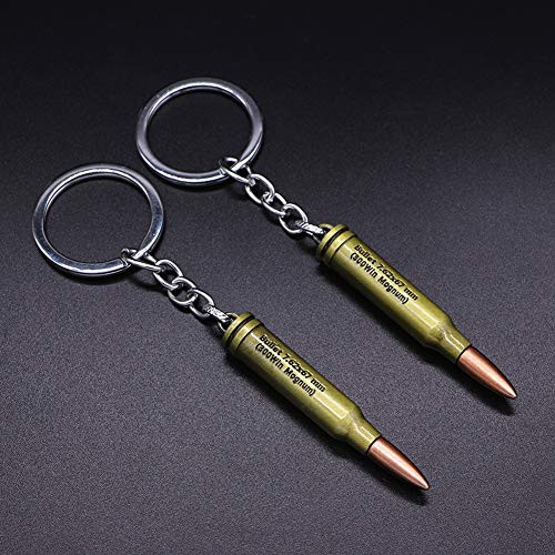 Gun Keychain Sniper and Rifle Shooting Gun Key Chain Bag Charm Pendant Metal Weapon Gun Shaped Keyring for Men and Boys