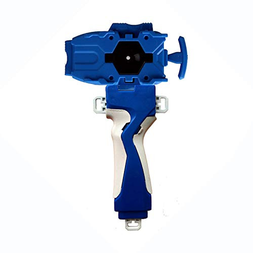 Bey Battle Burst Power String Launcher and Grip.Let it rip with Bey Burst,The Third Generation of The Popular Bey Battling BeyLauncher Spining Top Toys Accessories -Blue-