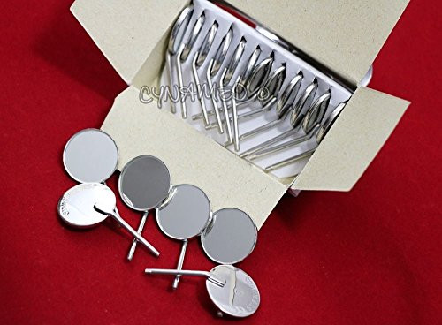 Dental Mouth Mirrors Size 5 Cone Socket Dental Instruments Pack of 12 Dental Mouth Mirrors Size 5 Cone Socket Dental Instruments Pack of 12