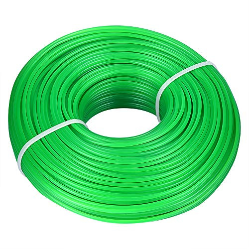 FEPITO Round .080-Inch String Trimmer Line 328ft Long Nylon Trimmer Line String for Garden String Trimmer Lawn Edger