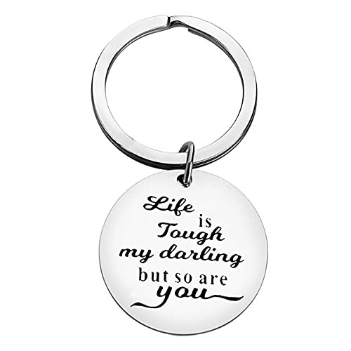 Cancer Awareness Keychain Cancer Survivor Gift Keychain Recovery Gifts for Women Men Cancer Fighter Anti-cancer Strong Cancer Awareness Inspirational Gift Recovery Jewelry for Her Him Warrior Gift