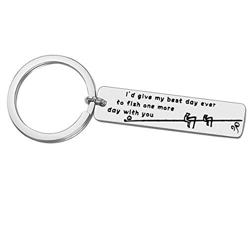 Father's Day Memorial Dad Keychain Memorial Gift Loss of Dad Sympathy Jewelry in Memory of Dad Gift Daddy Memorial Jewelry Remembrance Dad Gift for Daughter Son Sympathy Gift for Loss of Dad Grandpa