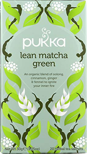 PUKKA HERBS Organic Green Matcha Lean Herbal Tea, 20 EA
