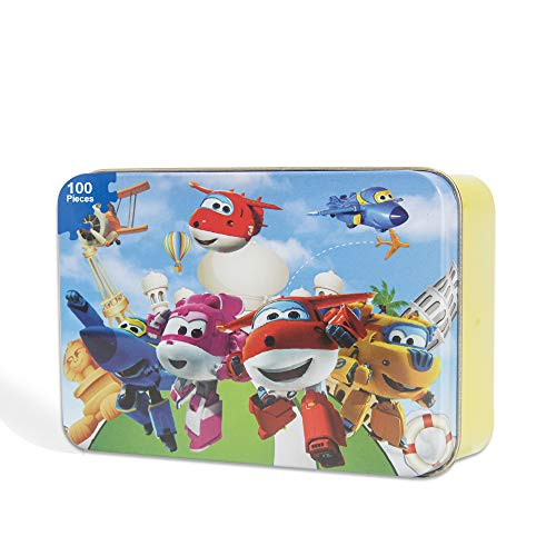 Super Spon Puzzles for Kids Ages 4-8 Jigsaw Puzzle for Children Learning Education Metal Box Super Spon Puzzles for Kids Ages 4-8 Jigsaw Puzzle for Children Learning Education Metal Box