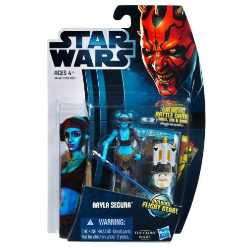 Star Wars Clone Wars Animated 2012 Figure Aayla Secura #14 Star Wars Clone Wars Animated 2012 Figure Aayla Secura #14