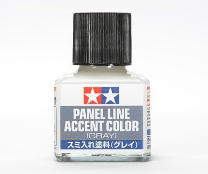 Tamiya Panel Line Accent Color for Plastic Model Kit 40ml -87133 Grey-