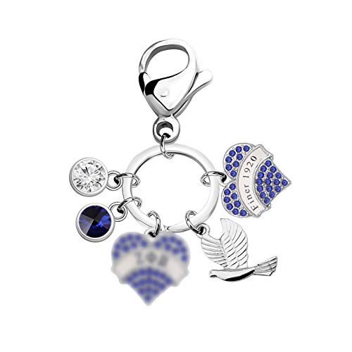 UJIMS ZPB Paraphernalia Gift Finer 1920 Keychain for Sisterhood Besties Greek Sorority Jewelry ZPB Inspired 1920 Bracelet -Finer Women Keychain- UJIMS ZPB Paraphernalia Gift Finer 1920 Keychain for Sisterhood Besties Greek Sorority Jewelry ZPB Inspired 1920 Bracelet -Finer Women Keychain-