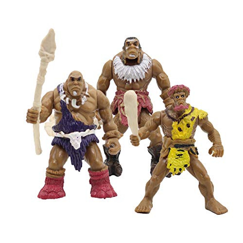 3 Pcs Indians Figurine Plastic Action Figure Tribal Native American Indian Statue Native Americans Warrior Model