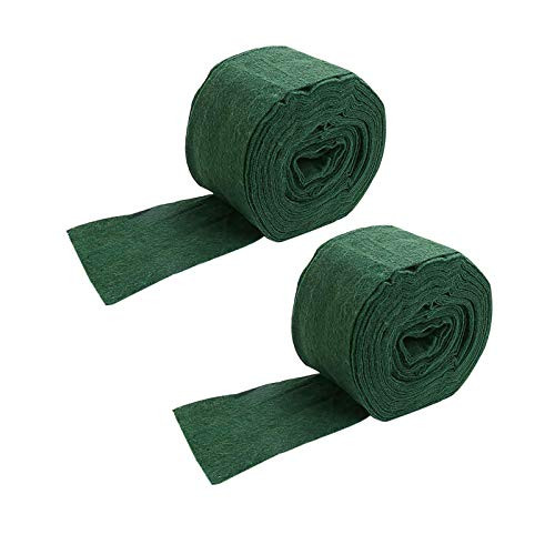 ZLY Tree Protector Wraps - 2 Pack 65 Foot Tree Trunk Protector Wrap Shrub Plants Antifreeze Bandage Winter-Proof Tree Trunk Guard for Warm Keeping and Moisturizing