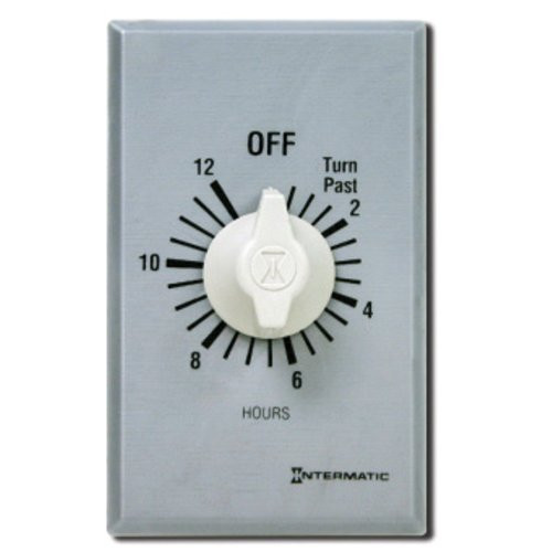 Intermatic FF412H Timer Brushed Metal Finish