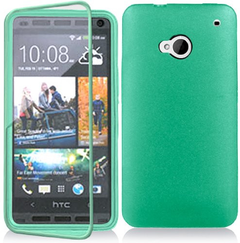 Dream Wireless Wrap-Up Case with Screen Protector for HTC One M7 - Retail Packaging - Teal