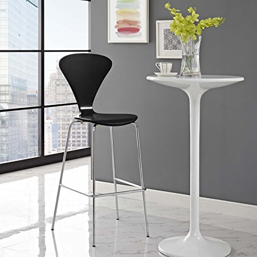 Modway EEI-2674-BLK Passage Dining Bar Stool, Black