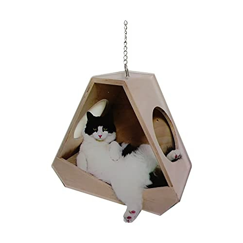 UTDKLPBXAQ Cute Cat Car Trailer Interior Rearview Mirror Decoration Pendant Hanging Accessories Ornament Gift for Cat Lovers Car Hanging Ornament Cat Ornaments for Rear View Mirror