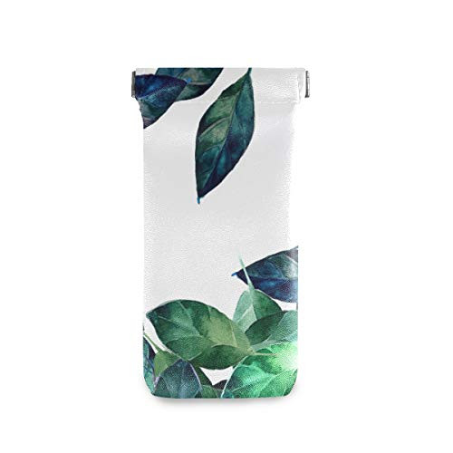 ZZCDD Blue And Green Leaves Sunglasses Pouch Squeeze Top Eyeglasses Cases Microfiber Leather Soft Sunglasses Case Glasses Cases Goggles Case Eyeglasses Holder Storage ZZCDD Blue And Green Leaves Sunglasses Pouch Squeeze Top Eyeglasses Cases Microfiber Leather Soft Sunglasses Case Glasses Cases Goggles Case Eyeglasses Holder Storage