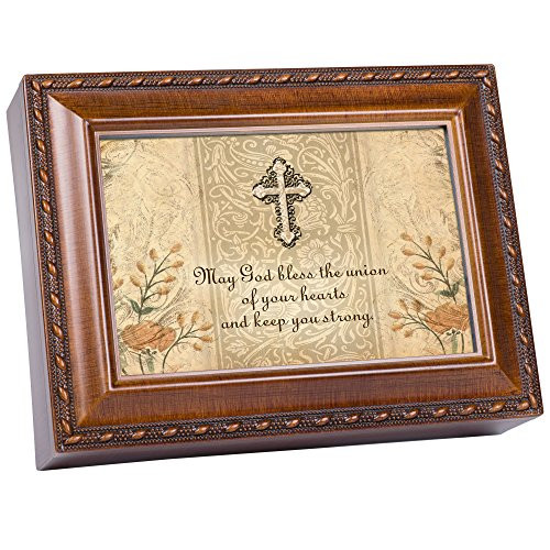 Cottage Garden Wedding Woodgrain Music Box/Jewelry Box Plays Ave Maria Cottage Garden Wedding Woodgrain Music Box/Jewelry Box Plays Ave Maria