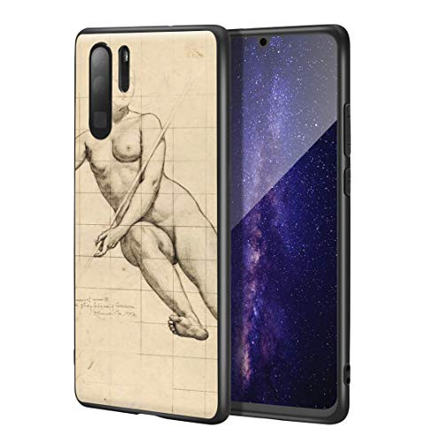 Kenyon Cox for Huawei P30 Pro Case/Art Cellphone Case/Giclee UV Reproduction Print on Mobile Phone Cover-Nude Study for Figure of Commerce- Kenyon Cox for Huawei P30 Pro Case/Art Cellphone Case/Giclee UV Reproduction Print on Mobile Phone Cover-Nude Study for Figure of Commerce-