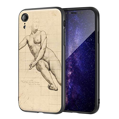 Kenyon Cox for iPhone XR Case/Art Cellphone Case/Giclee UV Reproduction Print on Mobile Phone Cover-Nude Study for Figure of Commerce- Kenyon Cox for iPhone XR Case/Art Cellphone Case/Giclee UV Reproduction Print on Mobile Phone Cover-Nude Study for Figure of Commerce-