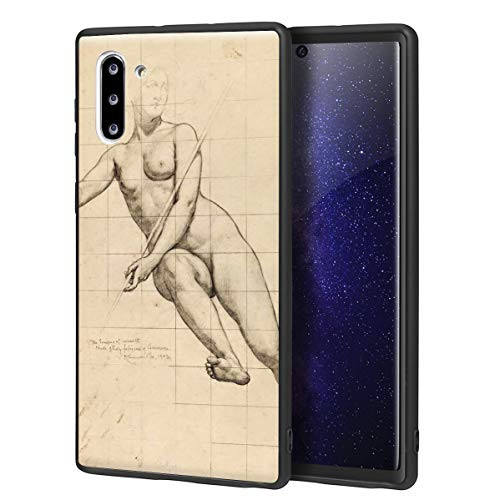 Kenyon Cox for Samsung Galaxy Note 10 Case/Art Cellphone Case/Giclee UV Reproduction Print on Mobile Phone Cover-Nude Study for Figure of Commerce- Kenyon Cox for Samsung Galaxy Note 10 Case/Art Cellphone Case/Giclee UV Reproduction Print on Mobile Phone Cover-Nude Study for Figure of Commerce-