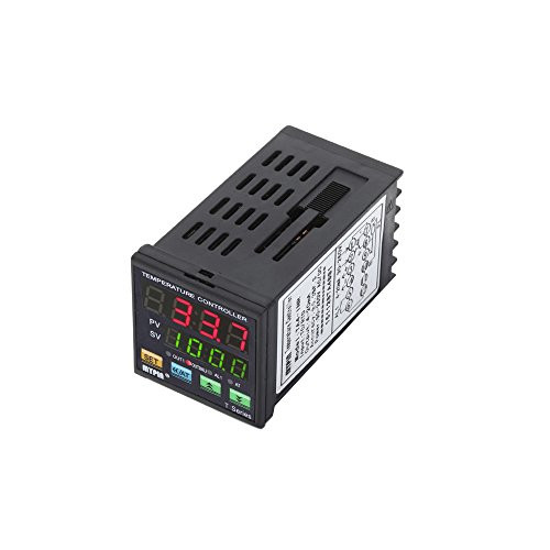Temperature Controller, KKmoon Digital LED PID Temperature Controller Thermometer INR 1 Alarm Relay 4 to 20mA Analog Quantity Output TC/RTD