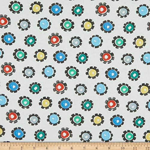Michael Miller Diggers and Dumpers Hot Wheels Fabric, White
