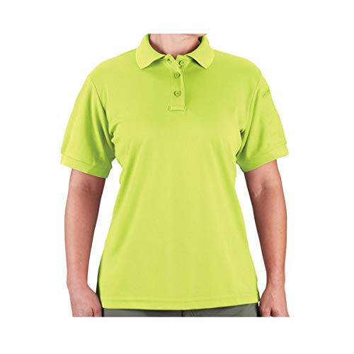 Propper Women's Short Sleeve Uniform Polo, HI-Viz Yellow, 100 percent Polyester, X-Small