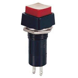Push Button Switch MOMENTARY-ON Normally Open -SPST-"RED"