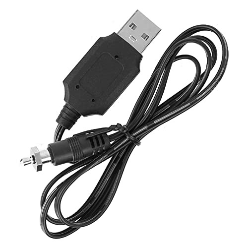 Drfeify RC Igniter Charging Cable, 82.5cm/32.5in Corrosion Resistant RC Car Igniter USB Charging Cable Replacement Part
