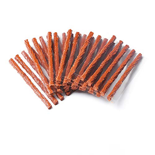 Meiprosafe Tire Repair Strings Rubber Strips, Tire Repair Plugs Self Vulcanizing Tire Repair Tool Kit for Car, Bike, UTV, ATV, Wheelbarrow -50pcs-