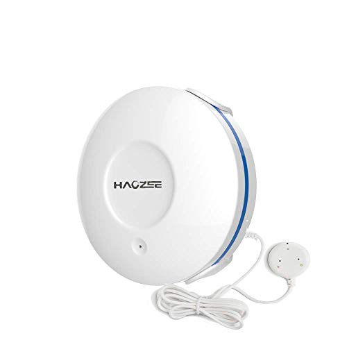 HAOZEE Z Wave Plus Water Sensor,Remote Probe,Water Resistant,ZWave Water Leak Sensor Compatible with Smartthings, Vera, Zipato, Iris and Fibaro