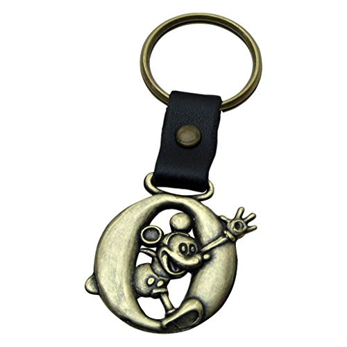 Mickey Mouse Letter O Disney Brass Keychain