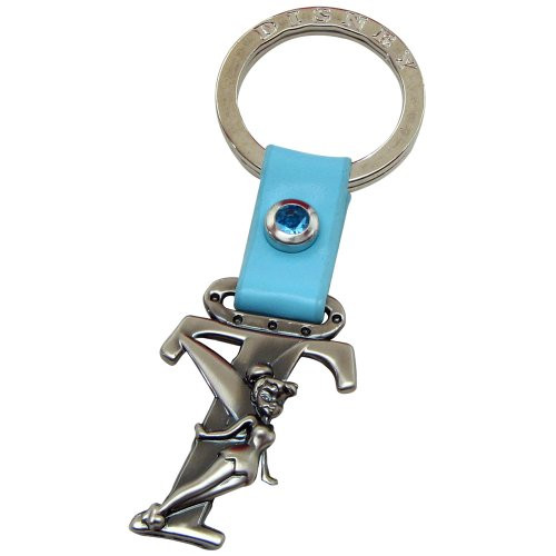 Tinker Bell Letter T Pewter Key Chain
