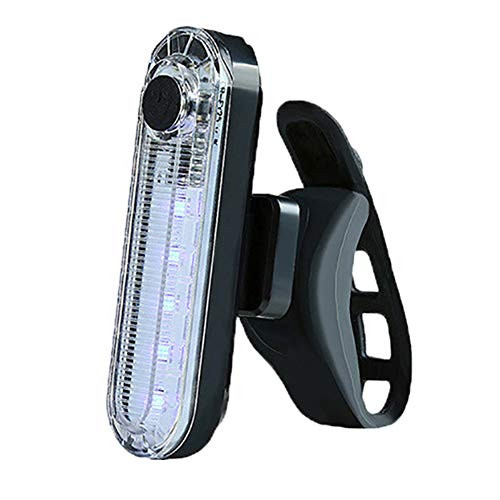 YESBAY Bike Light, USB Rechargeable Bike Bicycle LED Tail Light Safety Cycling Warning Rear Lamp White