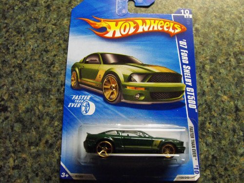 Hot Wheels 2010-138 GREEN '07 Ford Shelby GT500 FTE 1-64 Scale Hot Wheels 2010-138 GREEN '07 Ford Shelby GT500 FTE 1-64 Scale