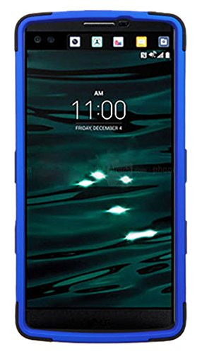 MyBat Cell Phone Case for LG H901 - Retail Packaging - Black/Blue