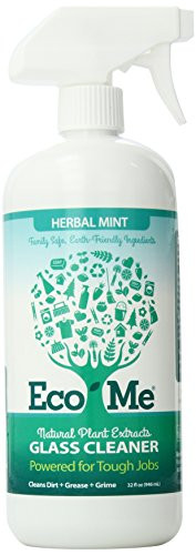 EcoMe All Purpose Glass and Window Cleaner, Ready to Use Household Cleaner, Herbal Mint, 32 oz