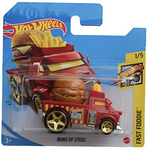 DieCast Hot Wheels Buns of Steel, Fast Foodie -Short Card-