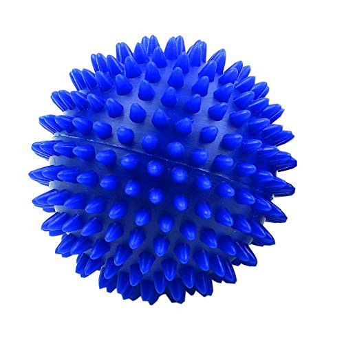Therapy Massage Ball ?Spiky Massager Roller Balls?Highly Recommended for Deep Tissue Foot, Back?Plantar Fasciitis and All Over Body Deep Tissue Muscle Therapy -Blue- Therapy Massage Ball ?Spiky Massager Roller Balls?Highly Recommended for Deep Tissue Foot, Back?Plantar Fasciitis and All Over Body Deep Tissue Muscle Therapy -Blue-