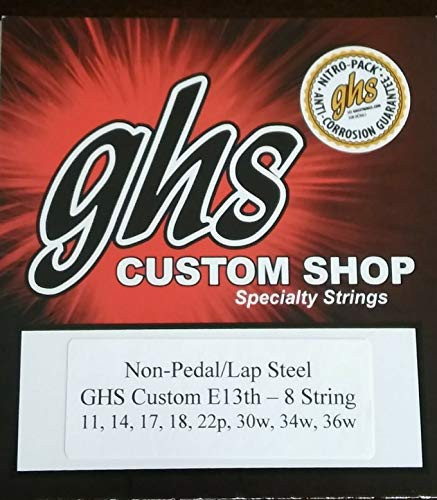 GHS Custom E13th - 8 Lap Steel Guitar Strings used by steel players in the 1950's - Gauges 11-36W