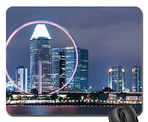 Mouse Pad - Singapore Flyer Ferris Wheel Singapore Wheel Ferris