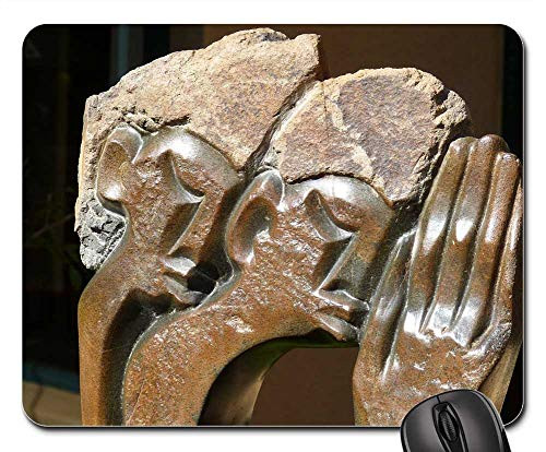 Mouse Pad - South Africa Cape Town Art Figure Sculpture