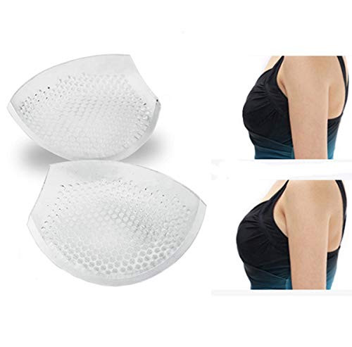 Silicone Breathable Push Up Bra Pads Removeable Bra Insert Padded Breast Enhancer Lifting for Swimsuit Bikini Padding