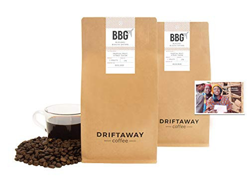 Driftaway Coffee - Fresh Roasted Artisanal Coffee, Light Roast, Whole Beans, Single Origin, 100% Arabica, Gourmet, Roasted in Brooklyn, Perfect for Pourover (2 Pounds), Fruity