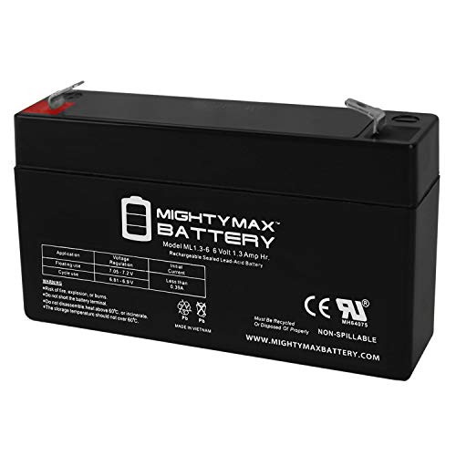 Mighty Max Battery 6V 1.3AH MK ES1.2-6 Patriot Replacement Wheelchair Battery Brand Product