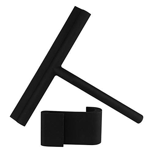 UNIE Shower Squeegee Silicone Window Squeegee Bathroom Cleaner with Hook for Kitchen Car Glass Mirror Door Tile Cleaning