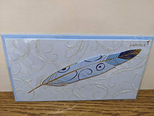 PAPYRUS Turnowsky Feather Everyday Card Blank, 1 Each