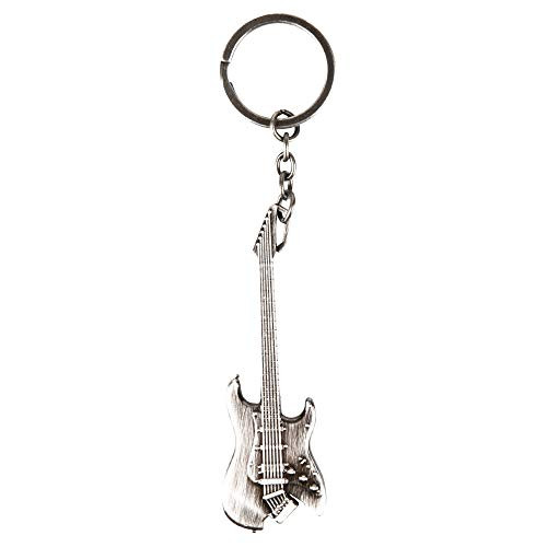 JINX Cyberpunk 2077 Johnny's Guitar Metal Keychain, Metallic, 3" Tall