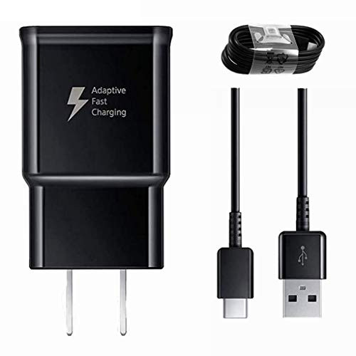 Adaptive Fast Charger kit with USB Type C Cable Compatible with Samsung Galaxy S21/S21 Ultra/S20/S20 plus/S10/S10 plus/S10e/S9/S9 plus/S8/S8Plus/Edge/Active/Note 20/Note 10/ Note 9/ Note 8